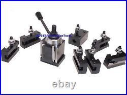 CXA Wedge Type Tool Post for Lathe 13-18, 250-333, Plus 2 Extra Tool Holders