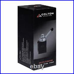 Colton Industrial Tools AXA Quick Change Wedge Tool Post Zin Coated with Handle