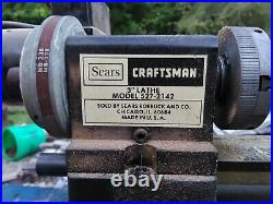 Craftsman/Sherline Metal Lathe with Quick Change Toolpost Older Brass Way