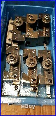 DORIAN Quick-Change Tool Post set huge lot (aloris) PLUS 15 holders PLUS! USA