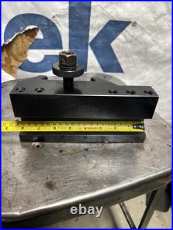 Dorian QITP50-3L Long Quick Change Tool Post Holder Fits DA Aloris