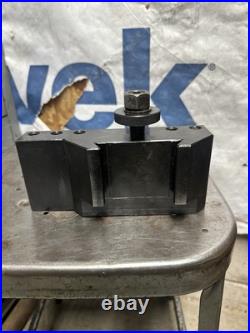 Dorian QITP50-3L Long Quick Change Tool Post Holder Fits DA Aloris