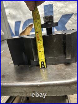 Dorian QITP50-3L Long Quick Change Tool Post Holder Fits DA Aloris