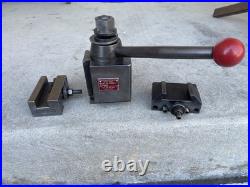 Dorian Sd35cxa Quick Change 2 Position Tool Post + 2 Holders Qitp35-1 & D-35-1-2