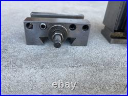 Dorian Sd35cxa Quick Change 2 Position Tool Post + 2 Holders Qitp35-1 & D-35-1-2