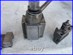 Dorian Sd35cxa Quick Change 2 Position Tool Post + 2 Holders Qitp35-1 & D-35-1-2