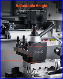 Durable & Versatile Quick Change Tool Post Set with 6 Pcs Lathe Tool Holders for