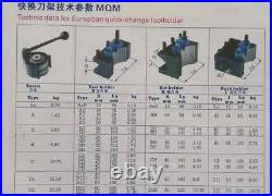 E5 Multifix Lathe Quick Change Tool Post and Locking Lever Without Holders
