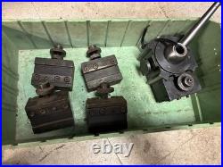 ENCO 45 Series Quick Change Metal Lathe Tool Post & Holders 13 Total Holders