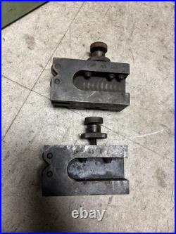 ENCO 45 Series Quick Change Metal Lathe Tool Post & Holders 13 Total Holders