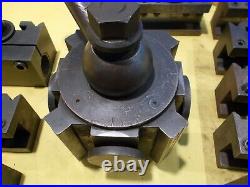 ENCO USA 60 Series QUICK CHANGE LATHE TOOL POST & 10 HOLDERS engine turning