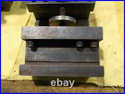 ENCO USA 60 Series QUICK CHANGE LATHE TOOL POST & 10 HOLDERS engine turning