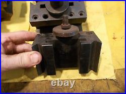 ENCO USA 60 Series QUICK CHANGE LATHE TOOL POST & 10 HOLDERS engine turning