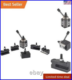Efficient Quick Change Tool Post Set for Lathes 6-12 5 Tool Holders Included