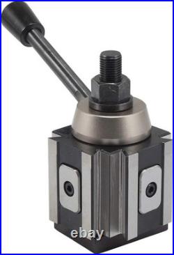 Efficient Quick Change Tool Post Set for Lathes 6-12 5 Tool Holders Included