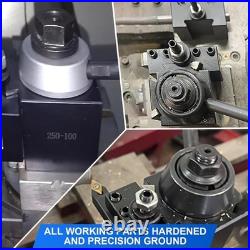 Efficient Quick Change Tool Post Set for Lathes 6-12 5 Tool Holders Included