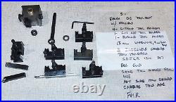 Emco Maximat Super 11 Lathe Quick Change Toolpost with 6 Holders & Wrenches F01X