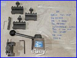 Emco Super 11 Lathe Compound Slide Dorian AXA Quick Change Toolpost Set D24U