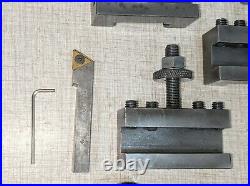 Emco Super 11 Lathe Compound Slide Dorian AXA Quick Change Toolpost Set D24U