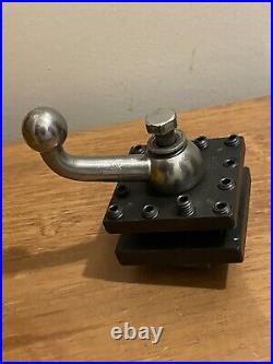 Enco 2-1/2 Square 4 Way Lathe Tool Post Holder Quick Change USA