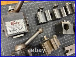 Enco Quick Change Tool Posts and Holders Q35, 35-B, 35-A, 35-D, 35-E, and more