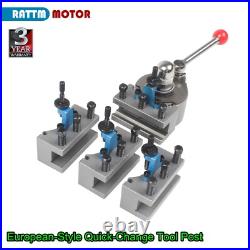 European-Style Quick Change Tool Post Kit WM210V CD210V Lathe Tool Holder Rest European-Style Quick Change Tool Post Kit WM210V CD210V Lathe Tool Holder Rest