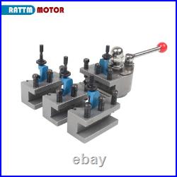European-Style Quick Change Tool Post Kit WM210V CD210V Lathe Tool Holder Rest