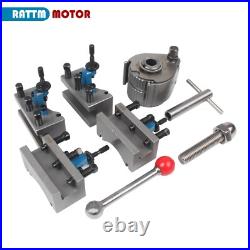 European-Style Quick Change Tool Post Kit WM210V CD210V Lathe Tool Holder Rest European-Style Quick Change Tool Post Kit WM210V CD210V Lathe Tool Holder Rest