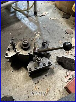 FIMS Quick Change Tool Post Size 5 Larger Metal Lathe Tool 3 Holders Machinist