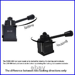 Findmall 6Pcs OXA 250-000 Wedge Type Tool Post Set Quick Change Tool Post Set