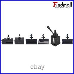 Findmall BXA 250-222 Wedge Tool Post Holder Set Quick Change For Lathe 10-15