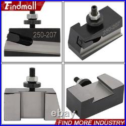 Findmall BXA Tool Post Set 250-200 Complete Quick Change System for Lathes