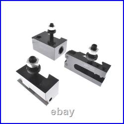 For Lathe 6- 12 AXA Size 250-111 Set Wedge Type Quick Change Tool Post Set New For Lathe 6- 12 AXA Size 250-111 Set Wedge Type Quick Change Tool Post Set New