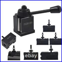 For Mini Lathe 8 And Two Extra 250-000 250-001 OXA Wedge Type Tool Post Set