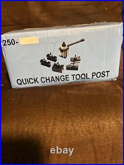 For Swing Dia 12 6Pack AXA 250-100 Size Piston Type Quick Change Tool Post Set