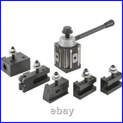 Grizzly G5690 Quick Change Tool Post Set 12 to 14 Swing