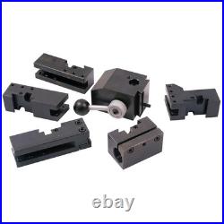 HHIP 3900-5424 KDK-0 Type Quick Change Tool Post and 6 Piece Holder Set HHIP 3900-5424 KDK-0 Type Quick Change Tool Post and 6 Piece Holder Set