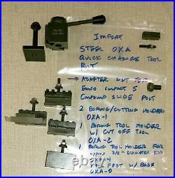 Import Quick Change Toolpost Setup OXA used with Emco Compact 5 Lathe L12T
