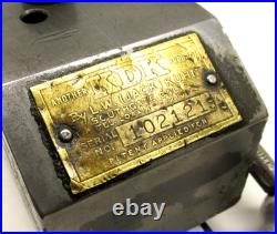 KDK-100 SERIES QUICK CHANGE LATHE TOOL POST 12 to 16 SWING