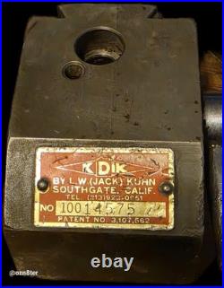 KDK-100 SERIES QUICK CHANGE LATHE TOOL POST 12 to 16 SWING