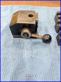 Kdk 100 Series Tool Post #101526 With 4 Quick Change Tool Holders 101, 104