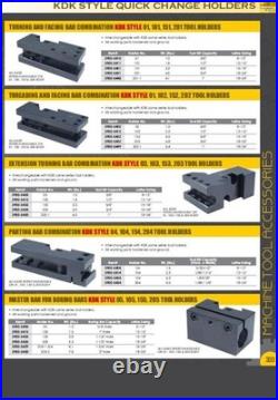 Kdk Style-200 Quick Change Tool Post 3900-5458