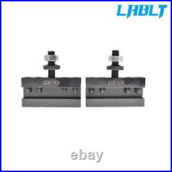 LABLT 6PCS AXA 250-100 Piston Type Quick Change Tool Post Set Swing Dia 12