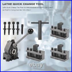 Lathe Change Tool Post Set WM210V&WM180V&0618 12X12mm Tool Rest for Swing4362