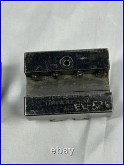 Lot of 2 Hardinge L21 quick change tool holder For L18 quick change tool post