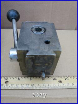 Lot of 2 KDK 154725 & KDK 201984 Quick Change Tool Post Holders. USED