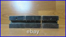 Lot of 3 Hardinge L21 quick change tool holder For L18 quick change tool post
