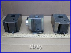 Lot of 3 KDK 153295 Quick Change Tool Post (1) & 2 other KDK Post Holders USED Lot of 3 KDK 153295 Quick Change Tool Post (1) & 2 other KDK Post Holders USED