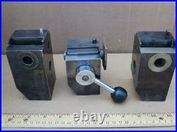 Lot of 3 KDK 153295 Quick Change Tool Post (1) & 2 other KDK Post Holders USED Lot of 3 KDK 153295 Quick Change Tool Post (1) & 2 other KDK Post Holders USED