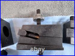 Lot of 6 Generic Quick Change Turning & Facing Lathe Tool Post Holders CHINA